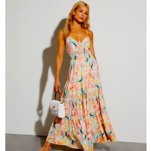 Vici Paradise Tropics Maxi dress.